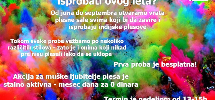 Indijski ples tokom leta